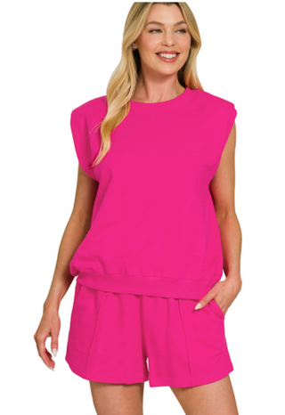 Pink French Terry Set