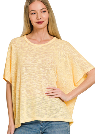 Butter Oversized Top