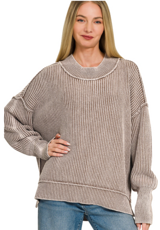 Coco Side Slit Oversized Sweater