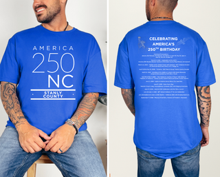 America 250 Stanly County Promo Tee