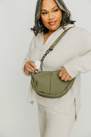 Basil Crescent Bag
