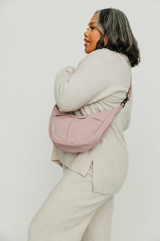 Peony Crescent Bag