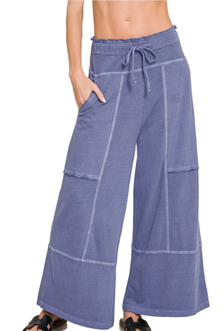 Marlin Washed Wide Leg Pants