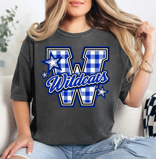 Wildcats Checkered Tee