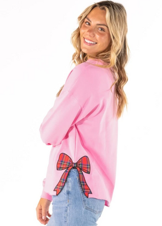 Plaid Bow Crew