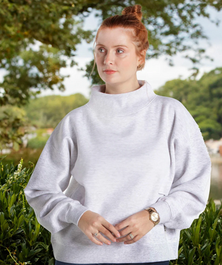 Ash Mock Neck Sweatshirt