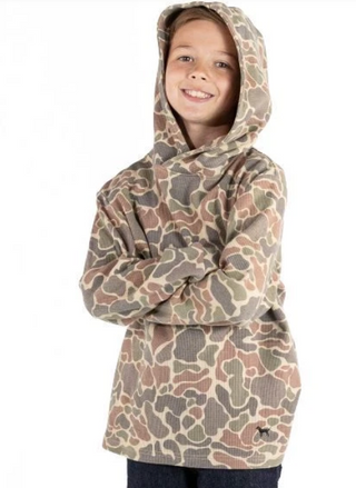 Dark Camo Thermal Youth Hoodie