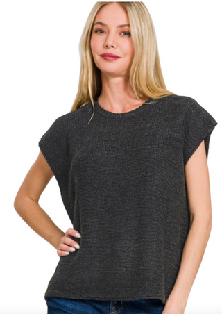 Black Sweater Vest