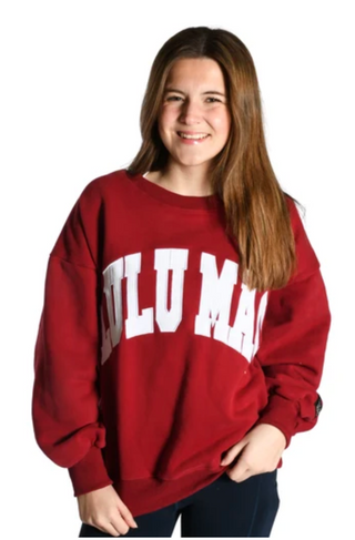 Lulu Mac Crimson/White - Stitch