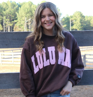 Lulu Mac Brown/Light Pink - Stitch