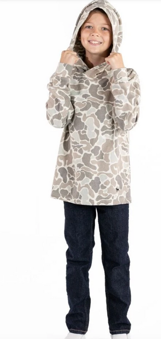 Light Camo Thermal Youth Hoodie