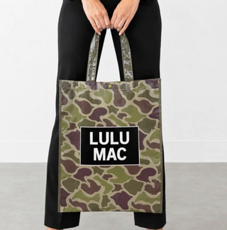 Lulu Mac REUSABLE TOTE - LT. CAMO