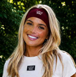 Lulu Mac Headband - Maroon