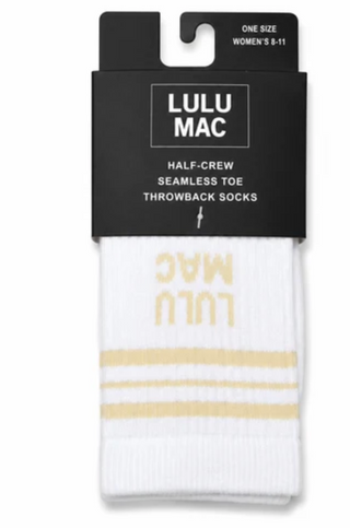 Lulu Mac Socks Single Pair - BEIGE