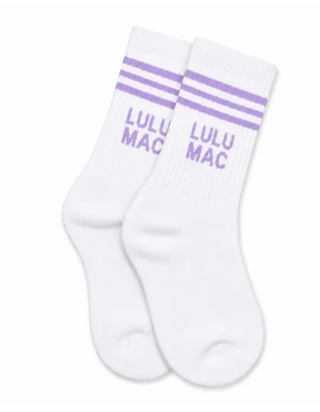 Lulu Mac Socks Single Pair - Lavender