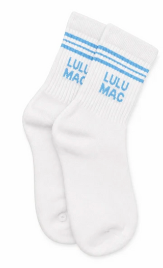 Lulu Mac Socks Single Pair - Light Blue