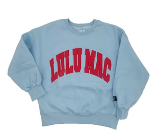 Lulu Mac Light Blue/Red - Stitch