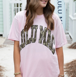Lulu Mac Mossy Oak Bottomland Adult Blossom Comfort Colors Tee