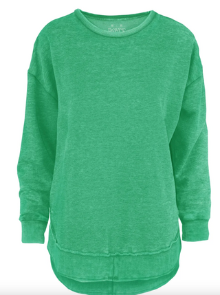Kelly Green Melange Poncho Fleece