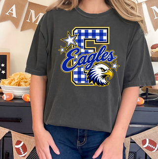 Eagles Checkered Tee