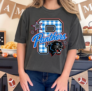 Panthers Checkered Tee