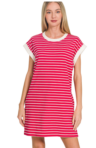 Ruby Striped T-Shirt Dress