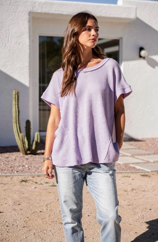 Orchid Knit Top