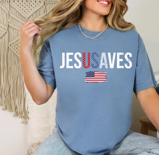 PROMO -Jesus Saves USA Tee