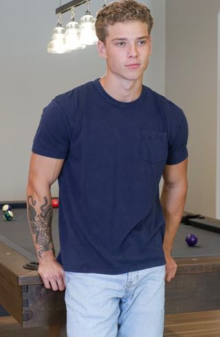 Navy Seaside Tee
