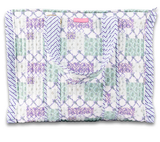 Purple Quilted Tote