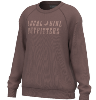 LG Moon Cotton Crewneck Rose