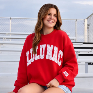 Lulu Mac Red Polka Dot Sweatshirt