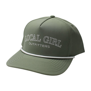Local Girl Serif Outline Rope Hat