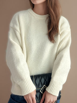 Round Neck Long Sleeve Sweater