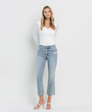 High Rise Kick Flair Jean