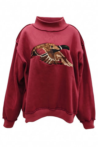 Mallard Sweatshirt Burgundy