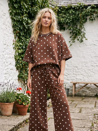 Scuba Polka Dot Short Sleeve Set