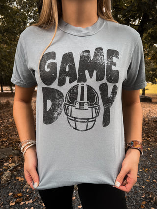 Gray Game Day Tee