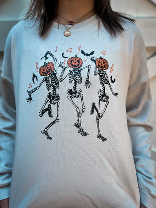 Pumpkin Skeleton Crewneck